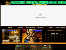 Tablet Screenshot of parroquiacorral.com